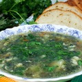 Блюдо из крапивы - суп с крапивой 